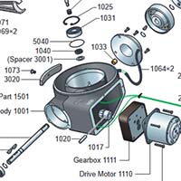 Spare parts drawing